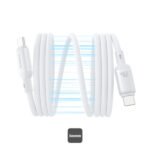 ⁦كابل Baseus PicoGo 240W مغناطيسي للشحن السريع USB-C، من النوع C إلى النوع C 480 ميجابت في الثانية كابل سيليكون سائل 1 متر⁩ - الصورة ⁦2⁩