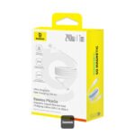 كابل Baseus PicoGo 240W مغناطيسي للشحن السريع USB-C، من النوع C إلى النوع C 480 ميجابت في الثانية كابل سيليكون سائل 1 متر