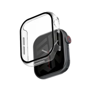 وجه ساعة من الزجاج المقوى من SKINARMA لساعة Apple Watch، 42/44 ملم - skinarma, شفاف