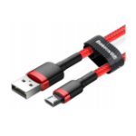 كابل USB من Baseus Cafule لميكرو 1.5 أمبير، أحمر