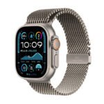 ⁦ساعة Apple Watch Ultra 2 مزودة بنظام GPS + شبكة خلوية، قياس 49 مم، مع سوار Milanese Loop (الإصدار الخاص بالشرق الأوسط)⁩ - الصورة ⁦2⁩