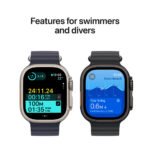 ⁦ساعة Apple Watch Ultra 2 مزودة بنظام GPS + شبكة خلوية، قياس 49 مم، مع سوار Milanese Loop (الإصدار الخاص بالشرق الأوسط)⁩ - الصورة ⁦7⁩