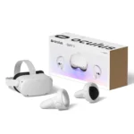 نظارة الواقع الافتراضي Oculus Quest 2 سعة 128 جيجابايت الكل في واحد (VR) - أبيض