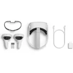 ⁦نظارة الواقع الافتراضي Oculus Quest 2 سعة 128 جيجابايت الكل في واحد (VR) - أبيض⁩ - الصورة ⁦5⁩