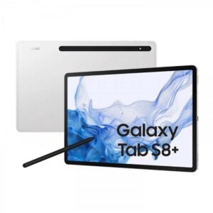 جهاز Galaxy Tab S8 Plus 5G مقاس 12.4 بوصة (8 جيجابايت + 128 جيجابايت) [مع قلم S Pen مرفق في العلبة]