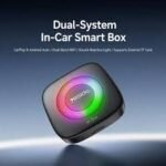 ⁦جهاز تحويل الكار بلاي الذكي للسيارة Yesido KM33 | محول من سلكي إلى لاسلكي CarPlay و Android Auto⁩ - الصورة ⁦5⁩