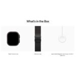 Apple Watch Ultra 3 GPS + Cellular، 49 مم - هيكل من التيتانيوم مع سوار ميلانيزي من التيتانيوم - Image 3