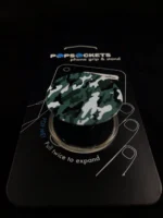 ⁦حامل هاتف PopSockets أصلي بلون أخضر مموه (كاموفلاج)⁩ - الصورة ⁦2⁩