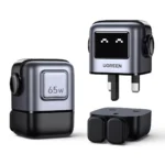 ⁦شاحن Ugreen Nexode RG 65 واط USB-C بتقنية GaN⁩ - الصورة ⁦3⁩