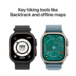 Apple Watch Ultra 3 GPS + Cellular، 49 مم - هيكل من التيتانيوم مع سوار ميلانيزي من التيتانيوم - Image 8